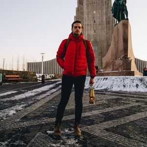 Canada Goose Lodge Jacket (Red)